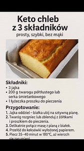 1.7M views · 3K reactions | Keto chleb z 3 składników – hit dla każdego, kto unika mąki | Daniel Wawrzynczak | Facebook