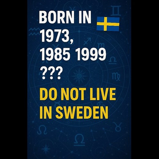 Born in 1973, 1985, 1997 ??? Do not live in Sweden !!! If you were born in 1973, 1985, or 1997, here is a symbolic take on why Sweden may feel energetically mismatched through an Astrology and Numerology lens. Many timelines read 1523 as Sweden’s statehood, mapped here to a Goat year in the Chinese zodiac, and Goat is a friction pairing with Ox, so Ox year natives can feel more resistance living in a Goat year nation. Use this as a reflective lens, not a rule. Real outcomes depend on language, s