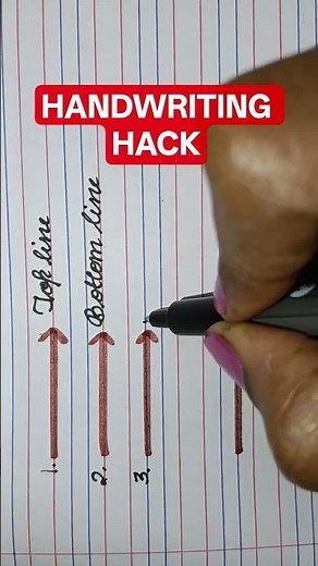 Write Beautifully — Handwriting Hack You Must Try! ✍️