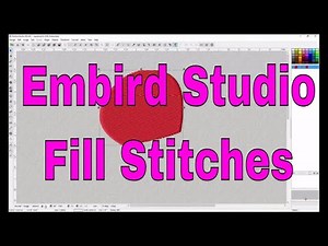Embird Studio: All about fill stitches, nodes and tips and tricks 💖