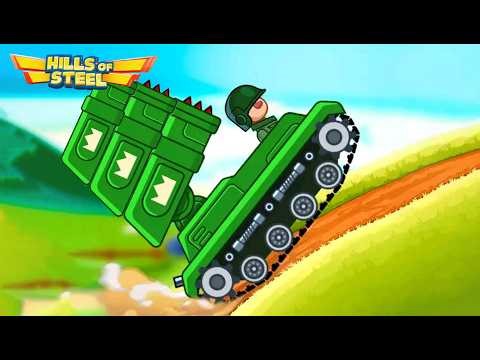 Hills of Steel : Level 128 - Charge Your Tank - All Tanks Unlocked