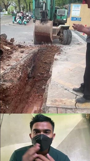 Excavator Accident Sparks Live Wires!