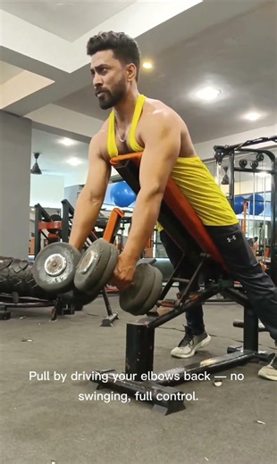 Build a Thick Back FAST | Chest Supported Dumbbell Row 💪