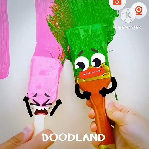 Preview 1280 Pink Brush Doodland Screaming