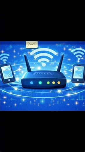 “What is Wi-Fi? 📶 How Internet Works Without Wires!” #learntechvisually #techshorts #youtubeshorts