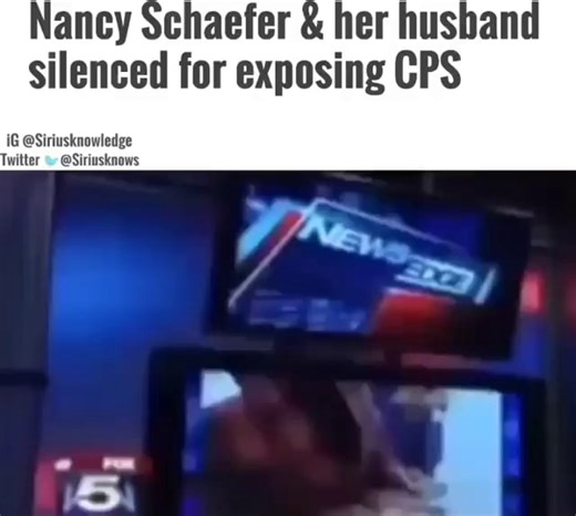 Nancy Schaefer & her husband silenced for exposing CPS iG @Siriusknowledge Twitter @Siriusknows - iFunny