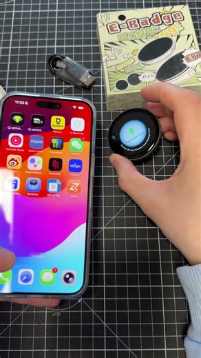 E-Button: Muss es sowas echt geben?! 🫠 #chinagadgets #ebutton #ebadge #gadgets