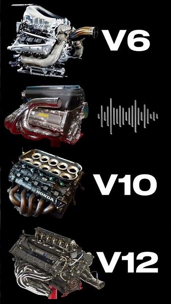 Formula 1 engine sounds v6-v12