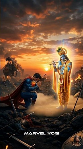 What If Superman Entered the Mahabharat War? 🦸‍♂️⚡