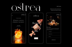 Website design for seafood restaurant - Mariia Shtrasser
