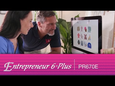 Brother PR670E semi-professional embroidery machine - 6 needles