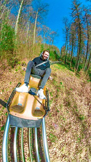 Theme Park Explorers on Instagram: "1.3 KM long Alpine Coaster 😱 Have you ever ridden one? 👀🎢🌲 This is the longest alpine coaster in a European theme park: Trapper Slider located in Germany @fortfunabenteuerland. You can decide how fast you go by using the brakes 😎🏔 #alpinecoaster #fortfun #themepark #germany #rollercoaster #coaster #fun #record #speed #nature #freizeitpark #speed #adrenaline #deutschland #TPexplorers"