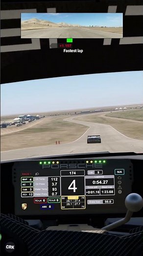 Porsche 992 GT3 R | Willow Springs International Raceway | Automobilista 2 | Clip 21/24 #Reels