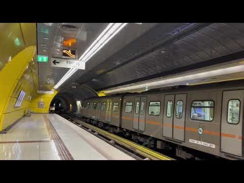 Athens Metro: Trains In Lines 1, 2 Αnd 3