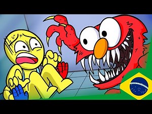 PLAYER vs. ELMO MOD?! (Animação Poppy Playtime) [DUBLADO PT-BR]