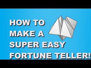 How to Make a Fortune Teller Out Of Paper | Fortune Teller Making | Fortune Teller