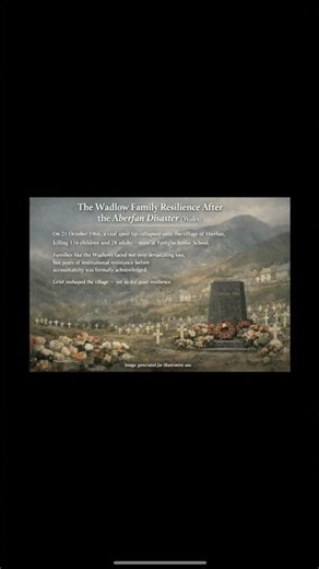 The Wadlow Family Resilience After the Aberfan Disaster (Wales)