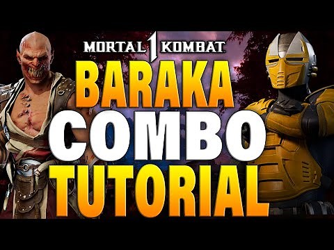Mortal Kombat 1 Baraka Cyrax Combos - Mortal Kombat 1 Baraka Cyrax Combo Tutorial