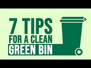 7 tips for a clean green bin