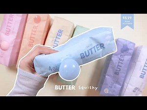 Making BUTTER Bar Paper Squishies with Different Textures🩷🧡💛💚🩵｜FREE PRINTABLE