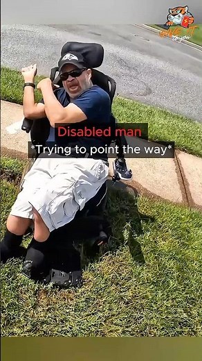 Biker Pulls Over to Help a Stranded Disabled…