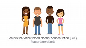 #smartservefacts Factors that affect blood alcohol concentration (BAC) are: body size, weight, gender, age, physical health/fitness, the number of drinks consumed and the rate of consumption. | Smart Serve Ontario
