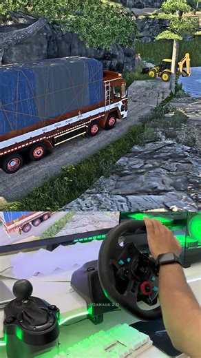 Ashok Leyland 14 Wheel Load Lorry Driving | Dangerous Road | Ets2 | Mallu Garage 2.0