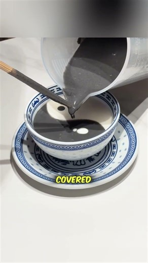 Master Chef Works On Yin Yang Dessert