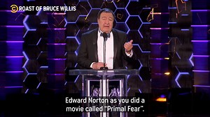 Honestly, we're kinda speechless. Kudos to Dom. #ClassicRoasts #CCRoast #BruceWillis | Paramount Network Asia