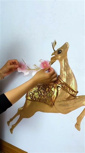 HomeSelf-Adhesive Wall 🏤Sticker#decorativepainting#diy🏤