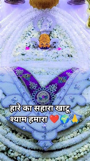 हारे का सहारा खाटू श्याम हमारा ❤️🌍🙏#khatushyamji #khatushyam #shorts