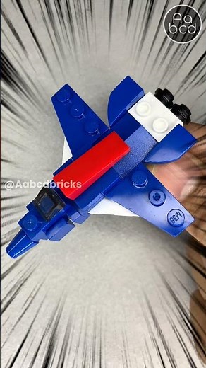 "FASTEST JET Ever Built! ✈️ 🚀🔥" #lego #building #jet #fypシ #shortvideo