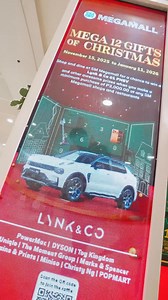 🎁 Unbox the Mega 12 Gifts of Christmas! 🎁 Shop & dine at SM Megamall and get a chance to win a Lynk & Co 01 PHEV 🚗💙 plus exciting prizes from your favorite brands! Simply spend ₱3,000 in a single receipt at any shop or restaurant. ✨ Register at our booths now and be one of our lucky Mega winners! 📍 Ground Level, Mega Fashion Hall 📍 Level 3, Mega Fashion Hall #Mega12GiftsOfChristmas #EverythingsHereAtSM | SM MEGAMALL