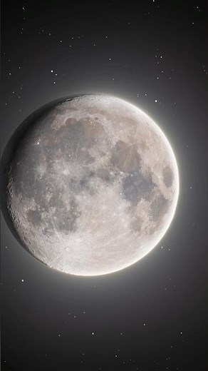 The Moon captured on a cold night 🌕🔭❄️ telescope is a 16” skywatcher dobsonian flextube #moon