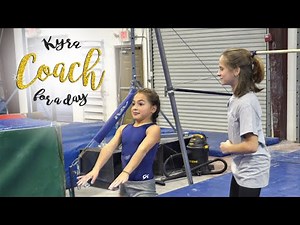 Gymnastics Coach For A Day| Kyra SGG