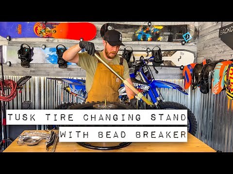 Tusk Motorcycle Tire Changing Stand and Bead Breaker Review