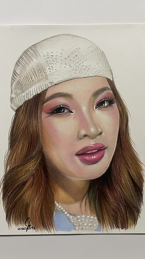 BINI Colet Drawing Tutorial: Color Pencil Portrait