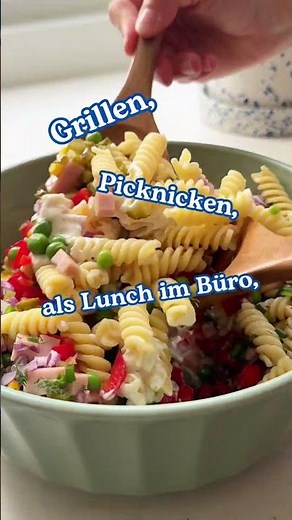 Veganer Nudelsalat mit Mayo