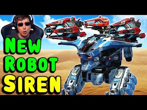 First SIREN Robot GAMEPLAY: New Blizzard - War Robots Test Server WR