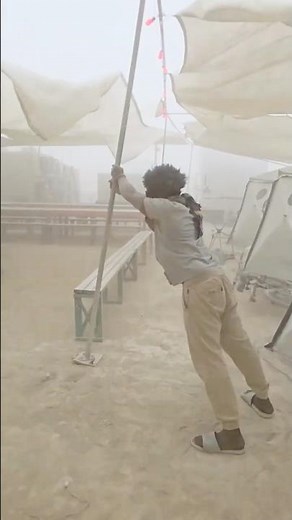 Dust Storm Hits Burning Man Festival
