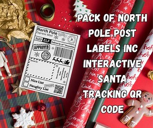 Personalised Santa Labels | Printable Christmas Gift Tags | Digital Download | Santa, Elf, Gingerbread & Teddy Designs - Etsy