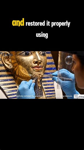 (PART-5)Why Experts Use BEESWAX to Restore Artifacts 🐝✨#history #usashorts #kingtut #tutankhamon