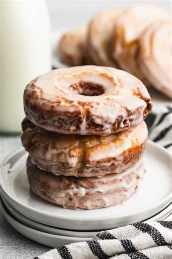 Old-Fashioned Donuts, no fancy tools required! Just you, your kitchen, and a dangerously good glaze. (Crispy edges included 😉) | Tastes Better From Scratch