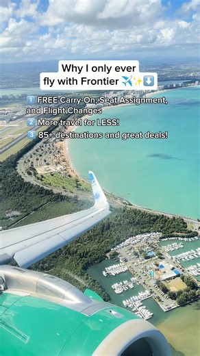 40K views · 308 reactions | Why pay more when you can get it all for less? ✈️ Get a FREE Economy Bundle + a FREE Checked Bag with promo code FREEBAG ➡️ https://bit.ly/41NQRj9 *Seats are limited. Visit the link in our bio for Terms and Conditions. Free Checked Bag valid for travel starting May 28. | Frontier Airlines | Facebook
