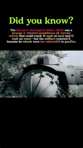 The Marmon-Herrington Rhino – The 4-Wheeled Amphibious Vehicle That Didn’t Make It