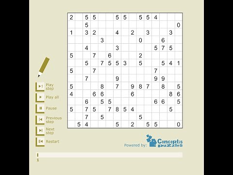 Fill-a-Pix Tutorial: How to solve a Fill-a-Pix logic puzzle (HD)