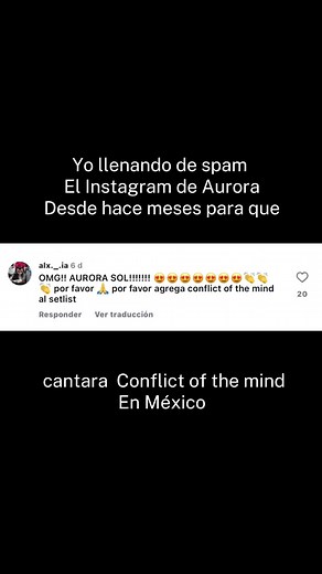 Despues de casi 3 semanas y yo sogo sin superar esto! 😭😭😮‍💨🛐 @AURORA no sabe todo lo que esa mini presentación de Conflict of the mind significo para mi hermana y para mi. GRACIAS 🫀🛐 #aurora #mexicocity🇲🇽 #diademuertos #concierto #conflictofthemind #fypp #fyp #auroraaksnes #palaciodelosdeportes