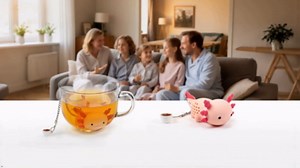 Axolotl Tea Infuser Tea Strainers For Loose Tea Silicone Tea Infusers Loose Leaf Tea Steeper Fun Kitchen Gadgets Axolotl Gifts