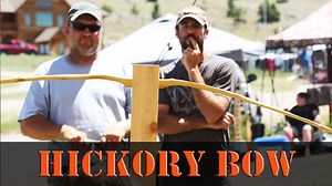 Hickory Self Bow - Twisted Stave Media