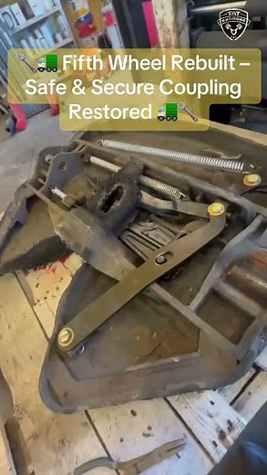 🔧🚛 Fifth Wheel Rebuilt – Safe & Secure Coupling Restored 🚛🔧